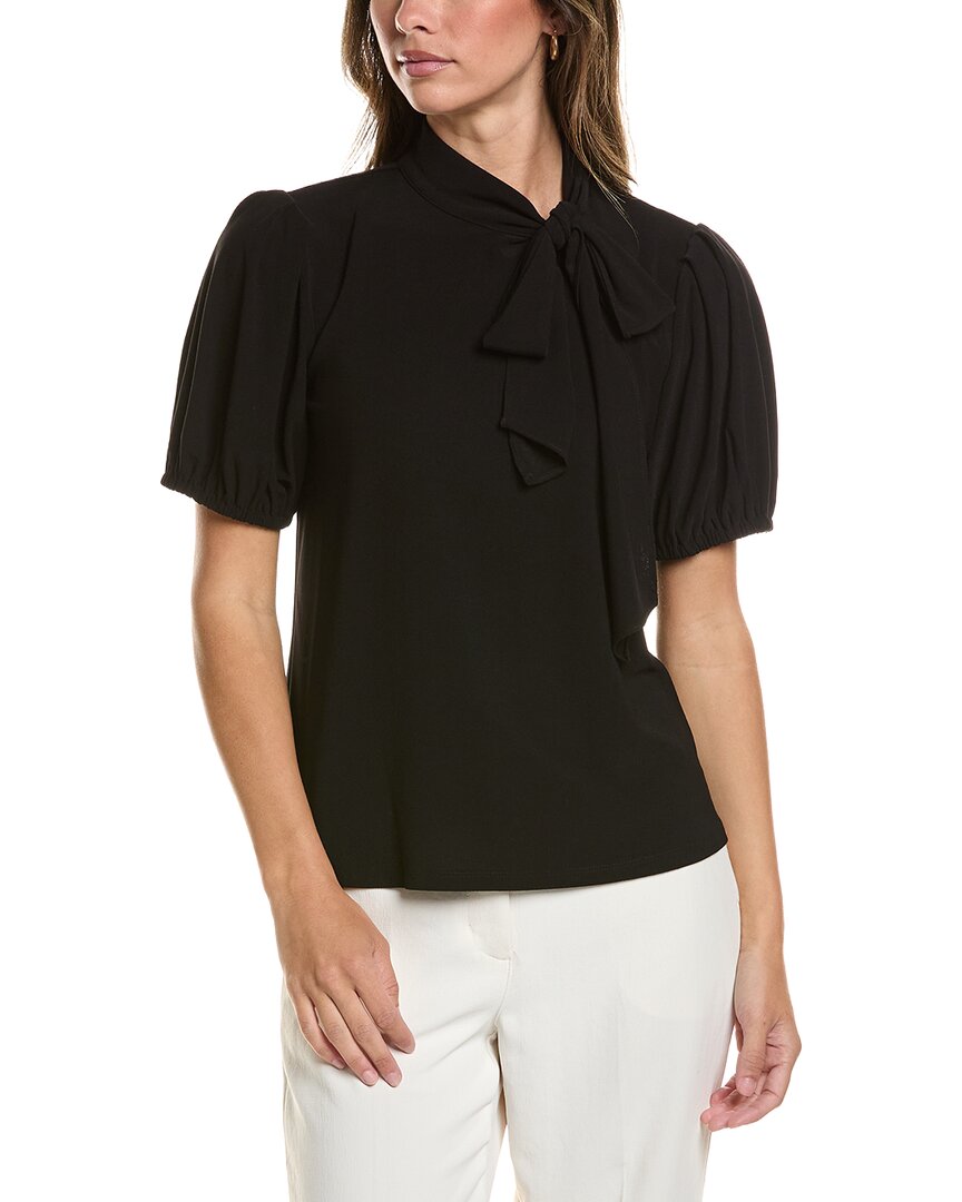 CeCe Cece Tie Neck Bow Knit Top