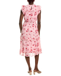 CeCe Cece Printed Midi Dress