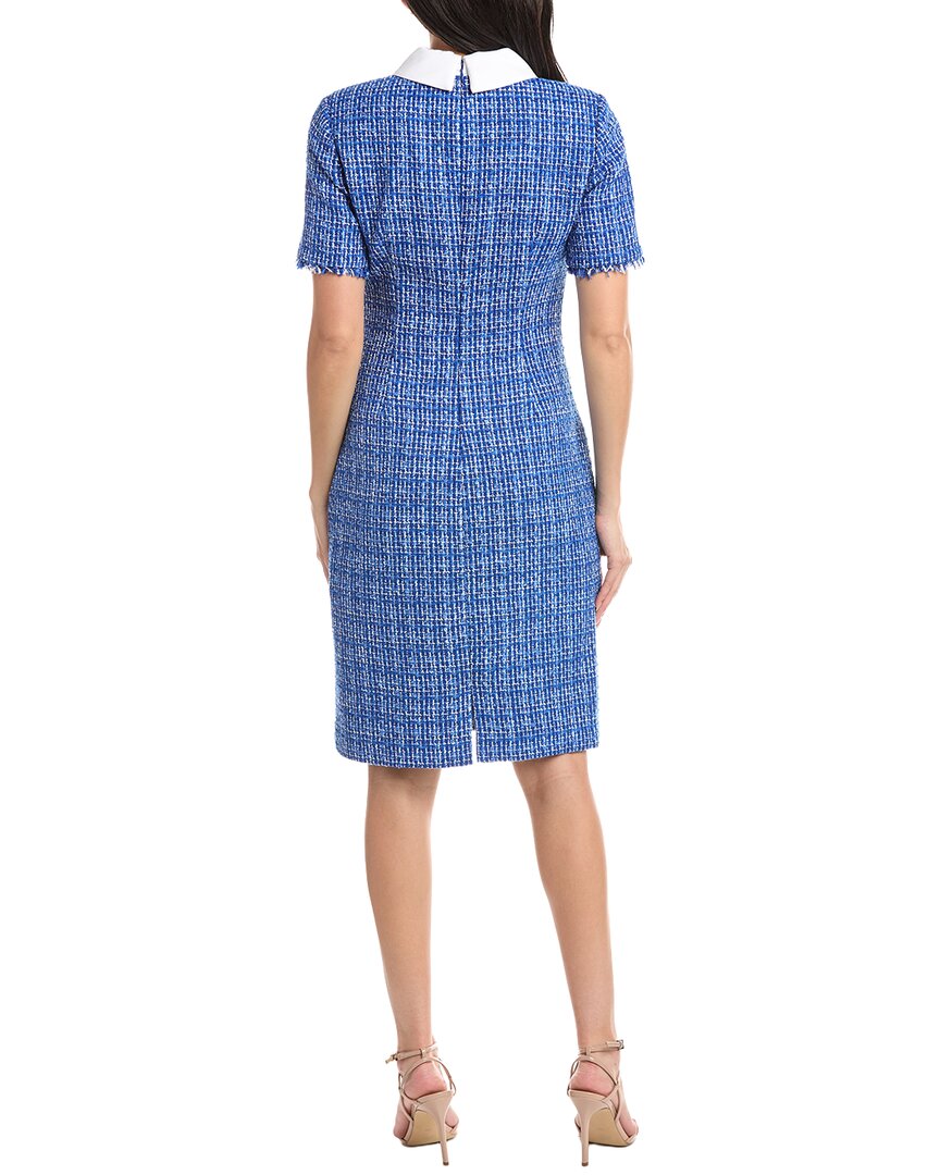 St. John Tweed Collared Dress
