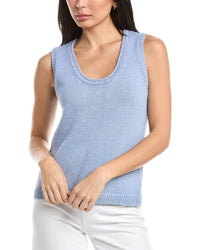 St. John Scoop Neck Knit Tank Top