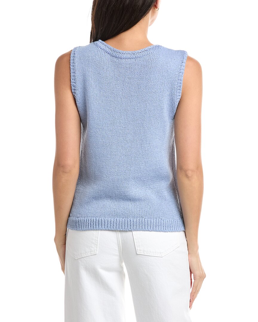 St. John Scoop Neck Knit Tank Top