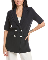 St. John Double Breast Knit Blazer