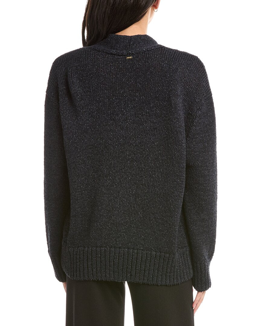 St. John Relaxed Shawl Collar Cardigan
