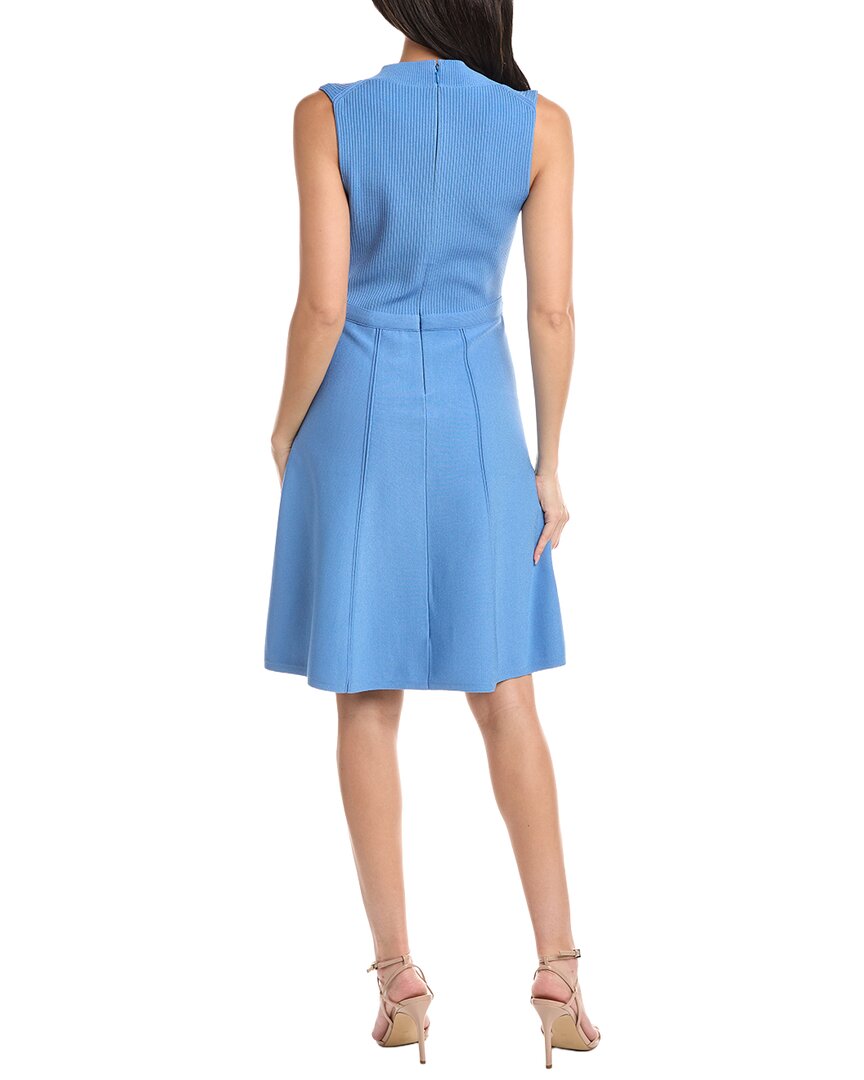 St. John Flared Knit Midi Dress