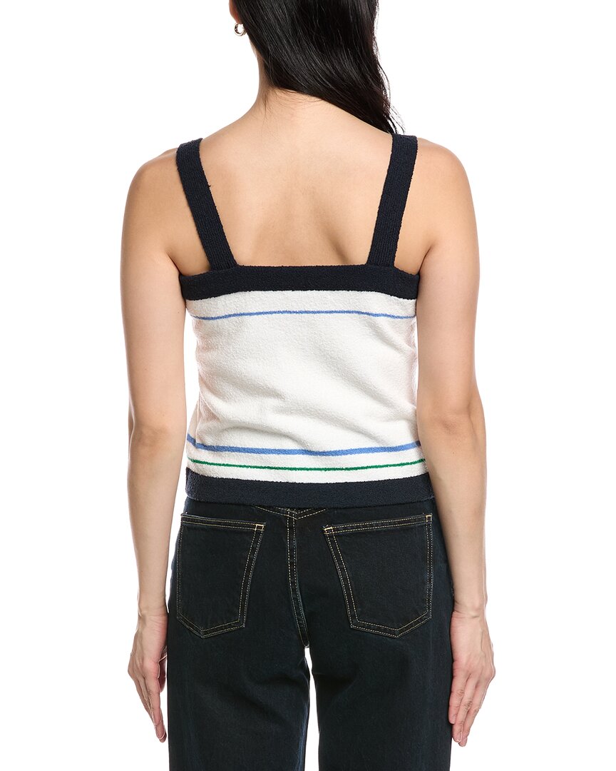 St. John Two Stripe Wool-Blend Tank