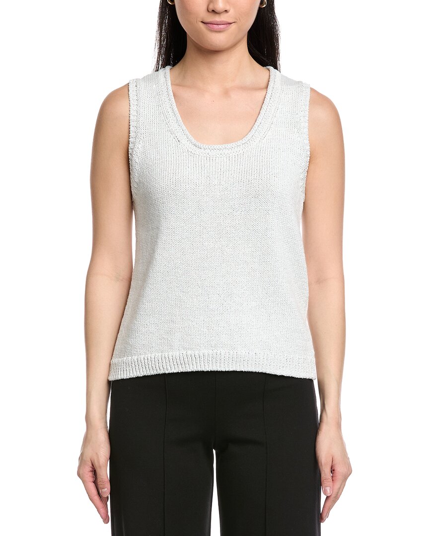 St. John Scoop Neck Knit Tank