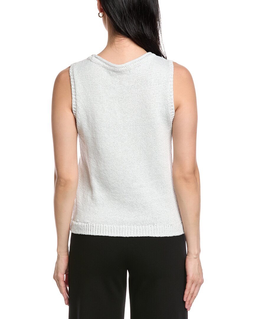 St. John Scoop Neck Knit Tank