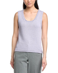 St. John Scoop Neck Knit Tank
