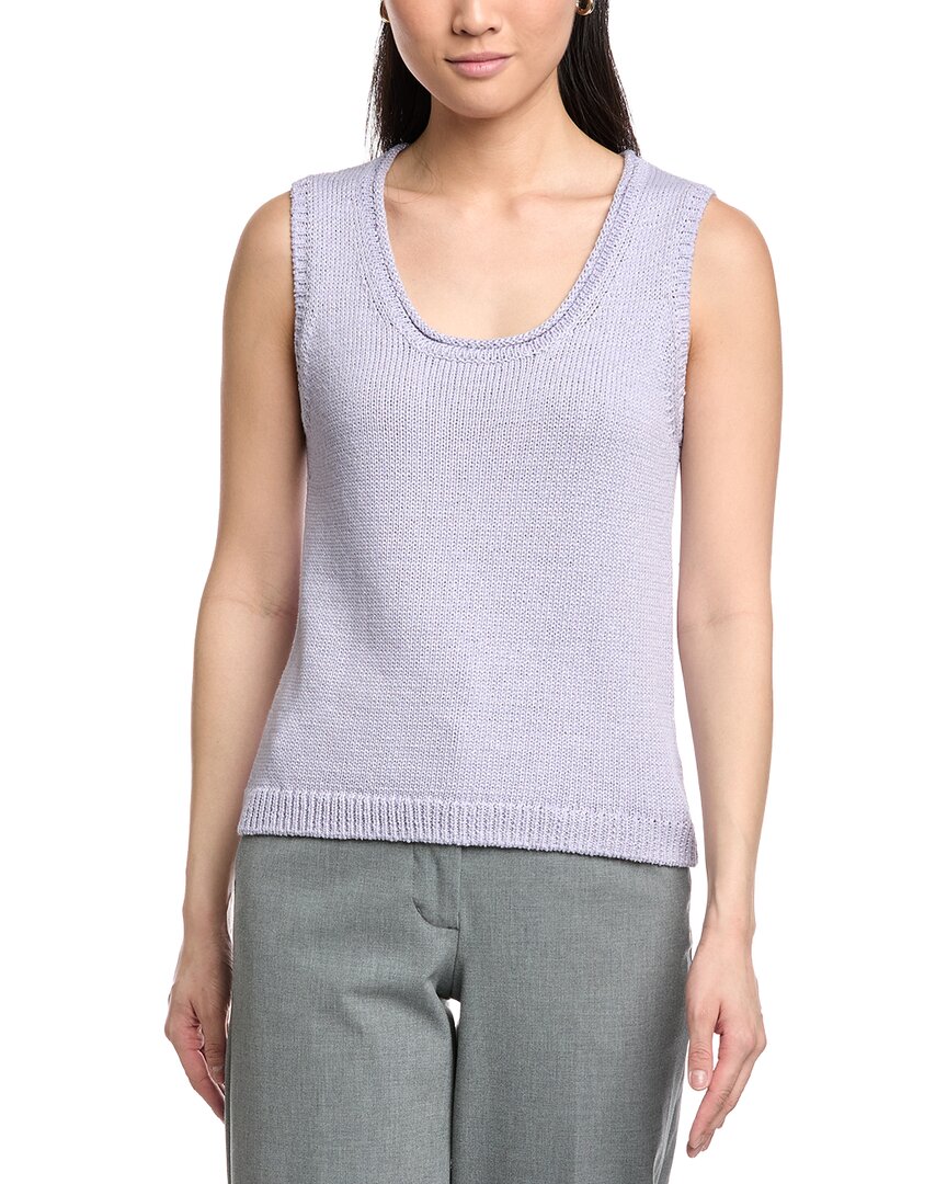 St. John Scoop Neck Knit Tank