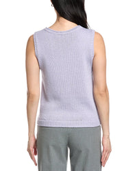 St. John Scoop Neck Knit Tank