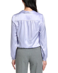 St. John Winged Collar Blouse