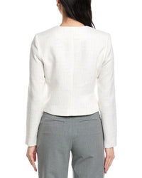 St. John Collarless Boxy Jacket
