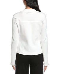 St. John 2-Button Fitted Knit Jacket