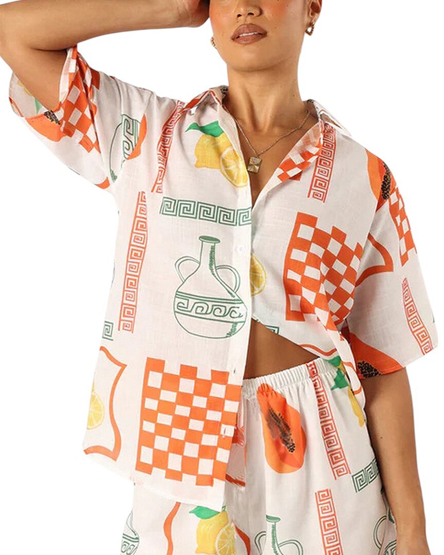 Amina Glam 2Pc Shirt & Short Set