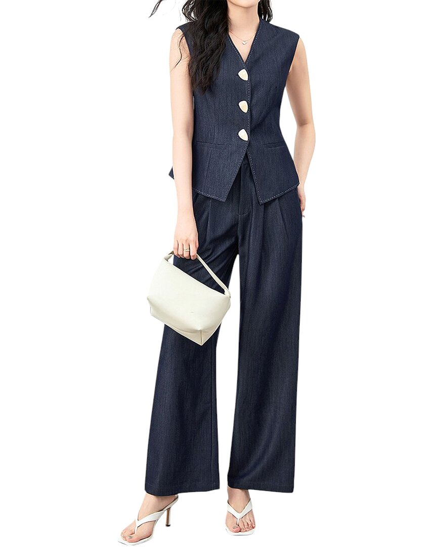 Monique Lagarde 2Pc Vest & Pant Set