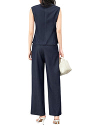 Monique Lagarde 2Pc Vest & Pant Set