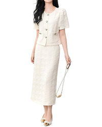 Monique Lagarde 2Pc Top & Skirt Set