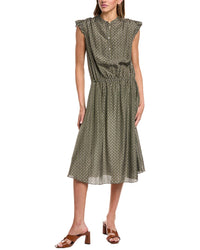 Officine Générale Officine Generale Alexane Silk Midi Dress