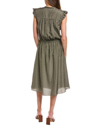 Officine Générale Officine Generale Alexane Silk Midi Dress
