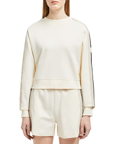MONCLER トレーナー XL クリーム色 Moncler Crochet Accent Sweatshirt – Bluefly