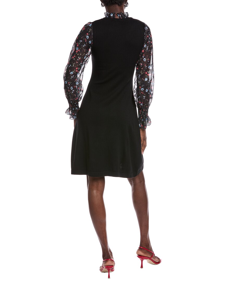 Gracia Organza Sleeve Sweaterdress