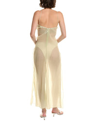 & Rouge Pleated Maxi Dress