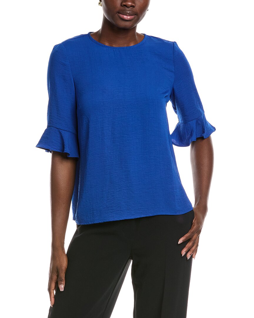 Cece Ruffle Cuff Blouse