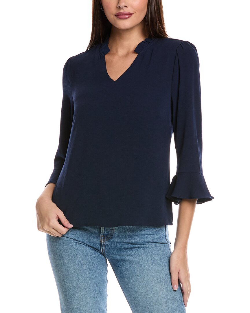 CeCe Cece Elbow Ruffle Sleeve Top