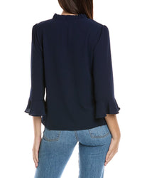 CeCe Cece Elbow Ruffle Sleeve Top