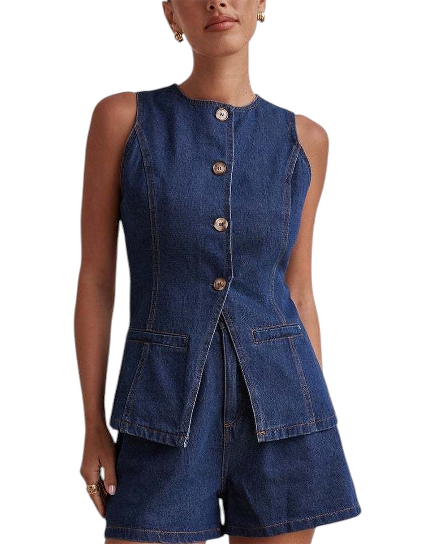 TEODORA Teodora 2Pc Vest & Short Set