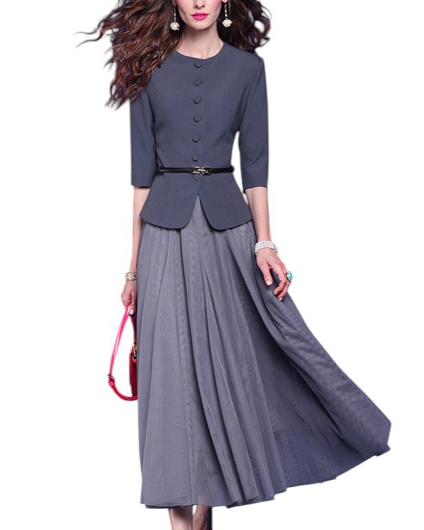 Vera Dolini 2Pc Blazer & Skirt Set