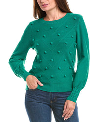 Rain + Rose Pom Pom Sweater