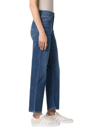 Hudson Jeans Noa Cassatt High-Rise Straight Ankle Jean