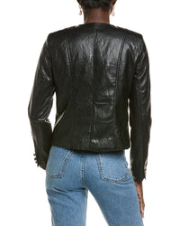 T Tahari Vegan Leather Jacket