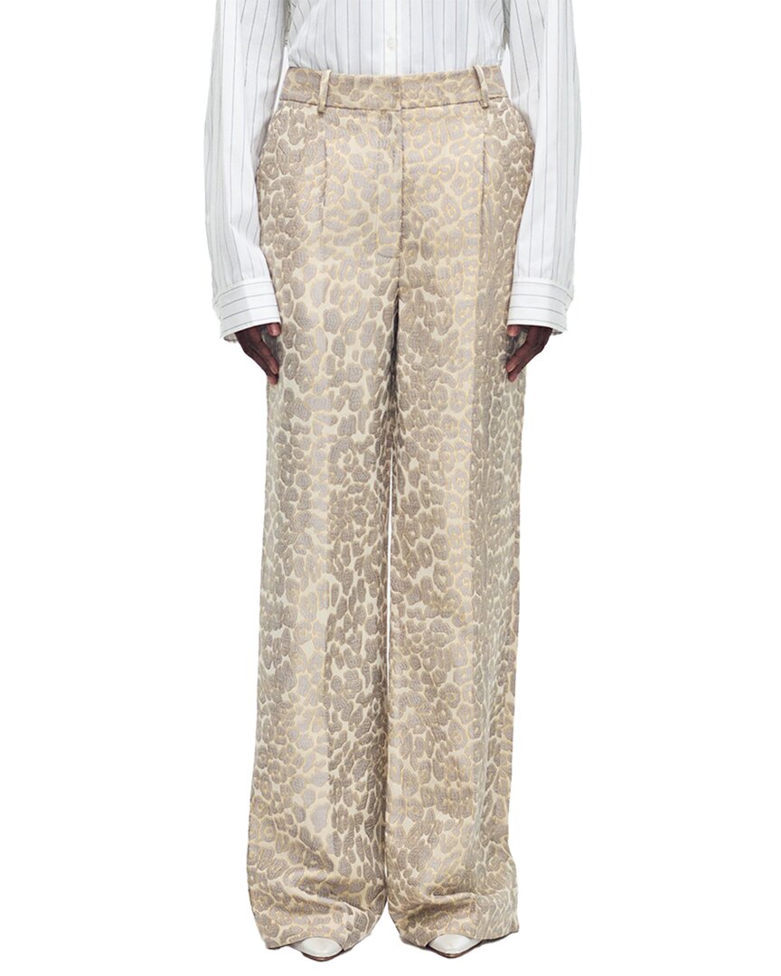 Adam Lippes Banks Silk-Blend Pant