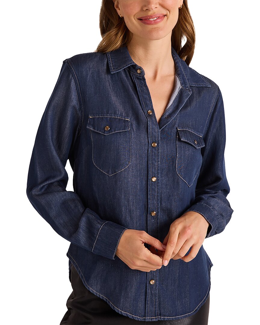 Bella Dahl Bella Dahl Linen-Blend Western Shirt