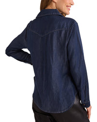 Bella Dahl Bella Dahl Linen-Blend Western Shirt