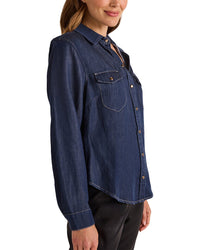 Bella Dahl Bella Dahl Linen-Blend Western Shirt