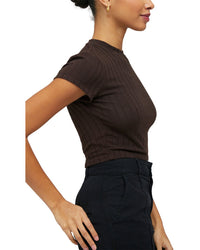 Bella Dahl Cap Sleeve Crew T-Shirt