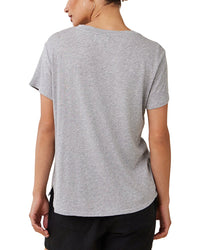 Bella Dahl Side Slit V-Neck T-Shirt