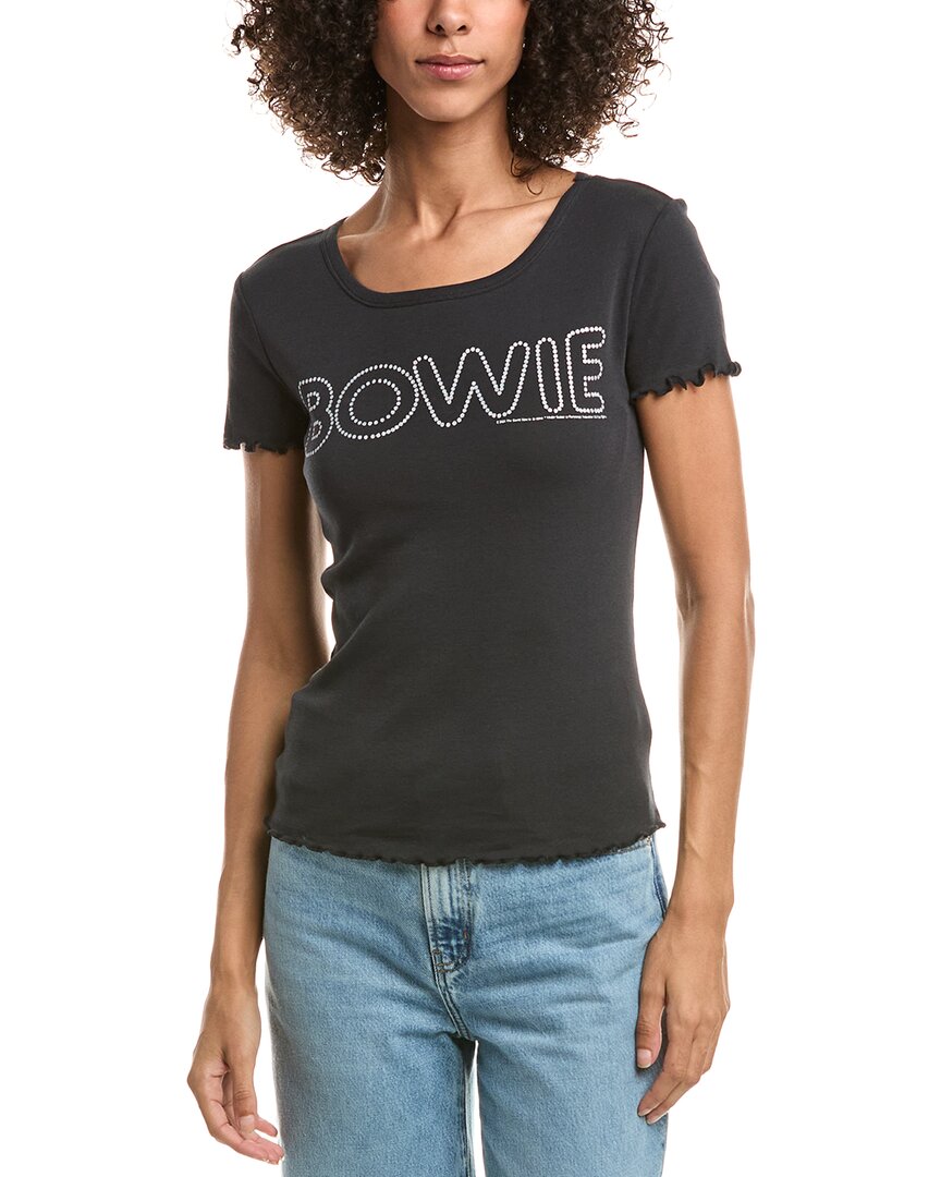 Chaser Chaser David Bowtie Glitter Soft Baby Rib Issaa T-Shirt
