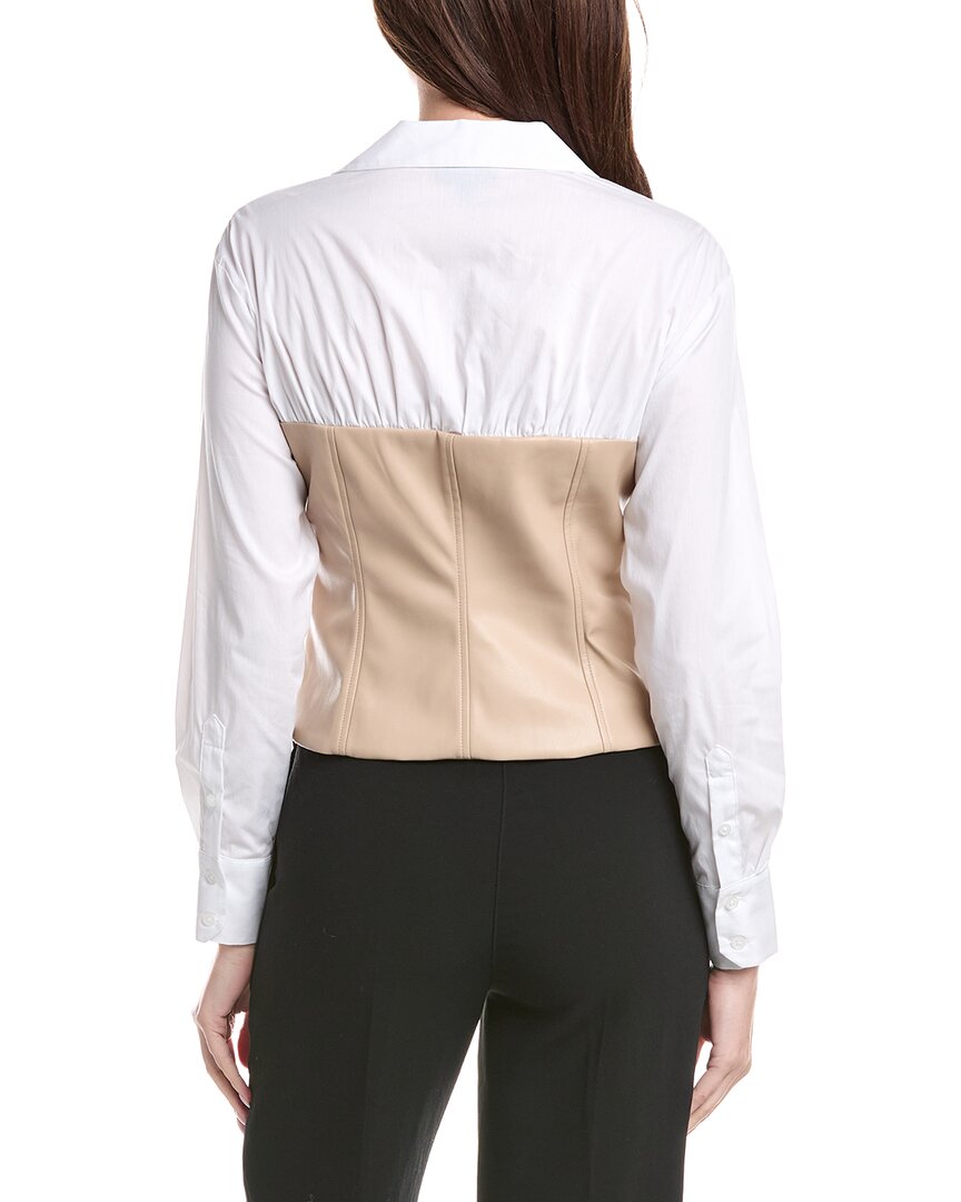 Kenneth Cole Solid Poplin Top