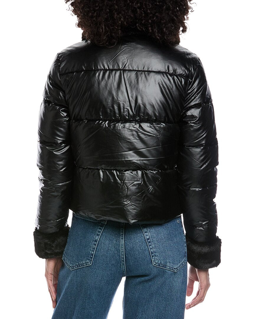 La Fiorentina Metallic Puffer Jacket