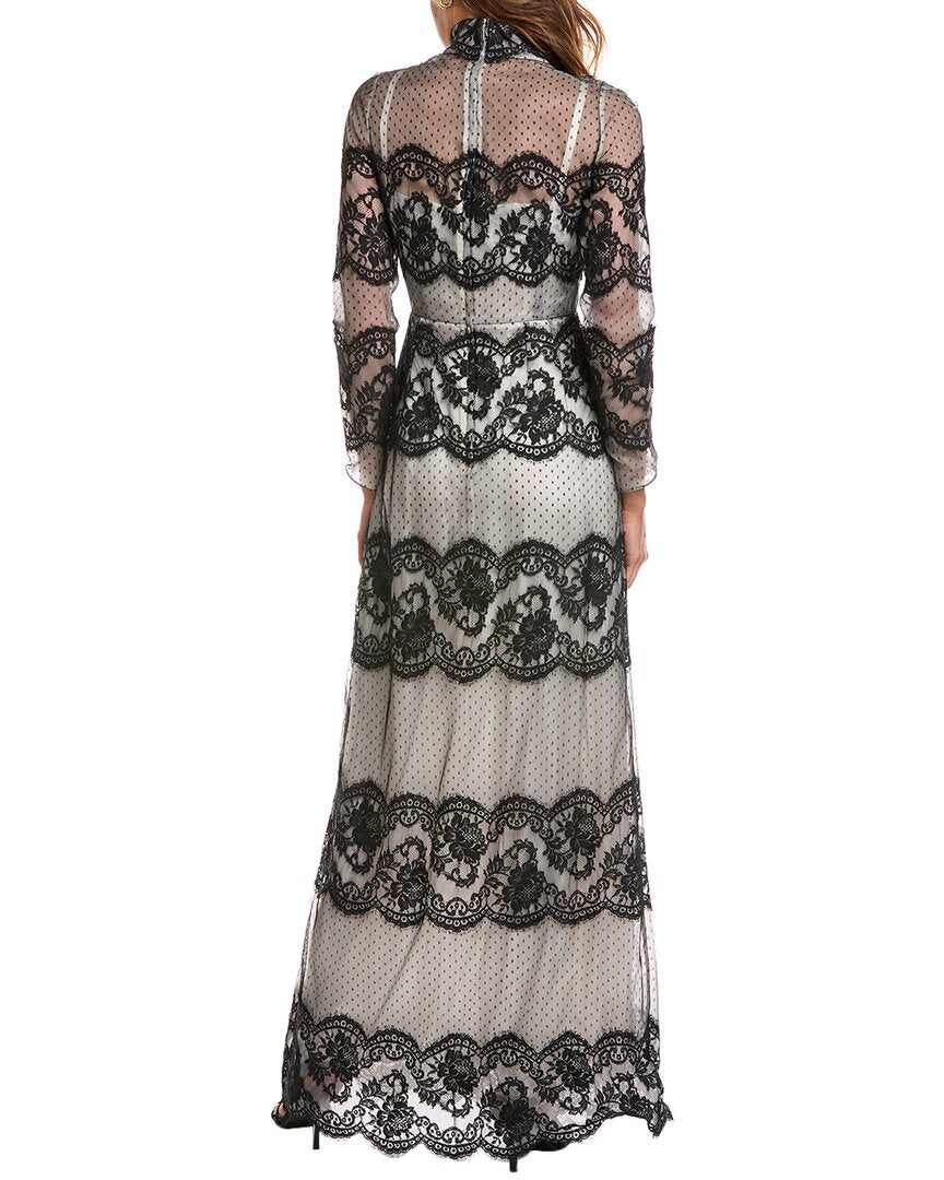Dolce & Gabbana Lace Silk-Blend Maxi Dress Dolce & Gabbana Lace Silk-Blend Maxi Dress
