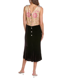 Dolce & Gabbana Silk-Blend Midi Dress