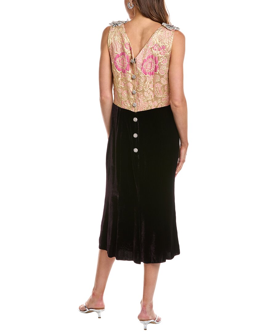 Dolce & Gabbana Silk-Blend Midi Dress