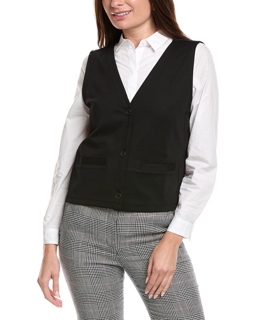 Eileen Fisher Button Front Vest