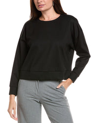 Eileen Fisher Petite Lightweight Ponte Round Neck Top