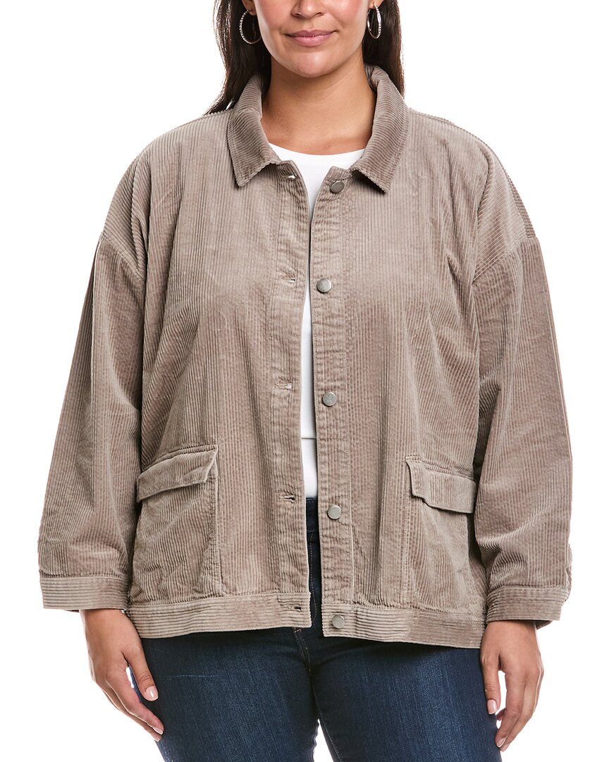 EILEEN FISHER Eileen Fisher Plus Classic Collar Jacket