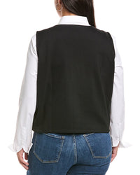 Eileen Fisher Plus Button Vest